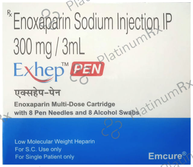 Exhep Pen 300mg Injection Kit 3ml