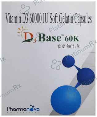 D3 Base 60K Soft Gelatin Capsule 12s