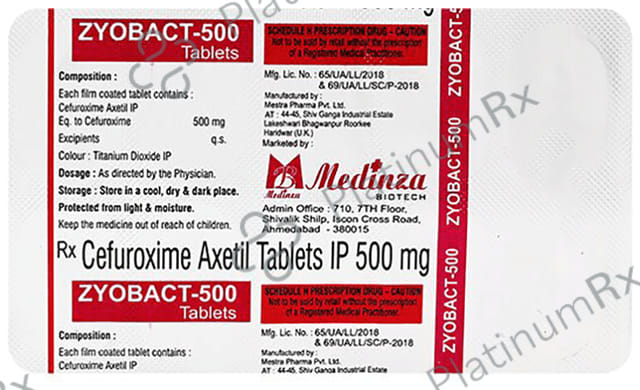 Zyobact 500 Tablet