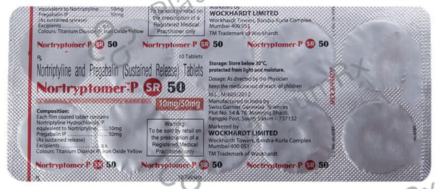 Nortryptomer-P SR 50 Tablet