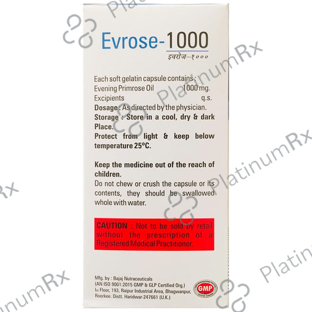 Evrose 1000 Soft Gel Capsule