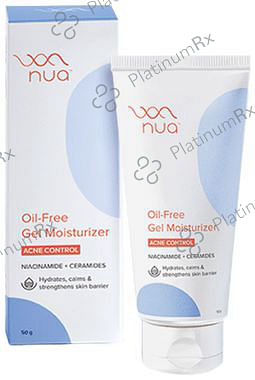 Nua Oil-Free Gel Moisturizer Acne Control with Niacinamide & Ceramides