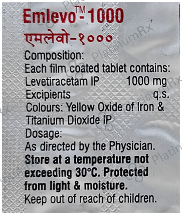 Emlevo 1000mg Tablet 10s