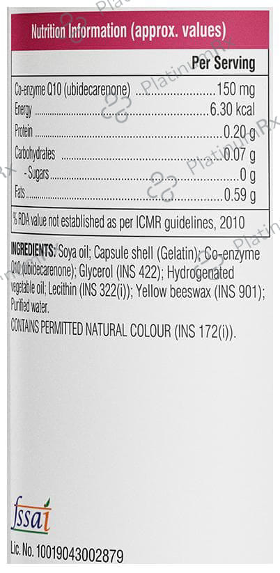 Swisse Ultiboost Co-Enzyme Q10 for Energy, Heart & Antioxidant Support - Capsule