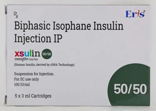 Xsulin Cartridge / Injection 50/50 (100 IU/ml) (1*3ml Penfill Cartridge / Injection)