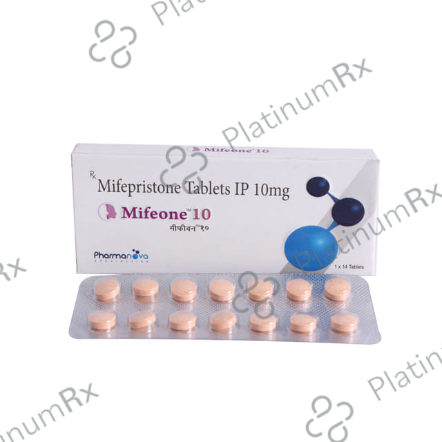 Mifeone 10mg Tablet 14s