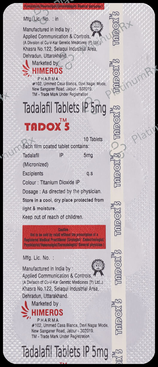 Tadox 5 Tablet