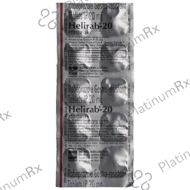 Helirab 20mg Tablet 10s