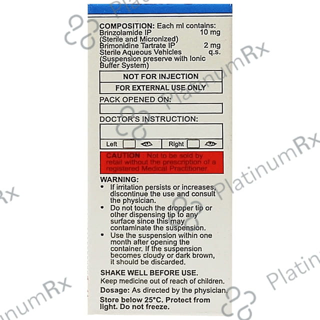 Sentibrim BZ Ophthalmic Suspension 5ml