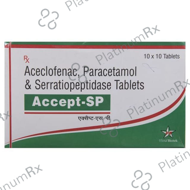 Accept SP 100/325/10mg Tablet 10s