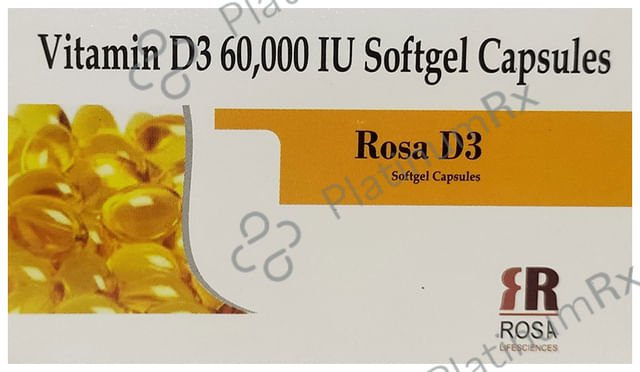 Rosa D3 Softgel Capsule