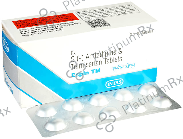Espin TM 40/2.5mg Tablet 10s