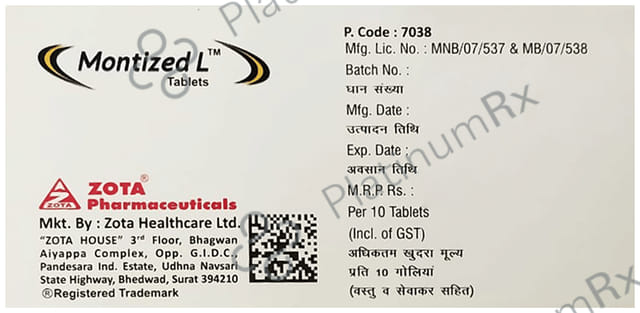 Montized-L 5mg/10mg Tablet