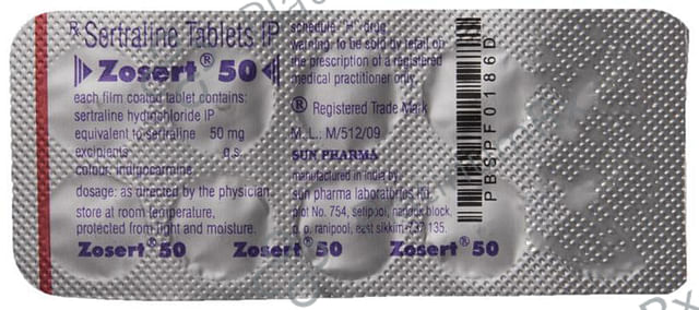 Zosert 50mg Tablet 10s