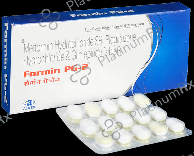 Formin PG 2/500/15mg Tablet SR 15s