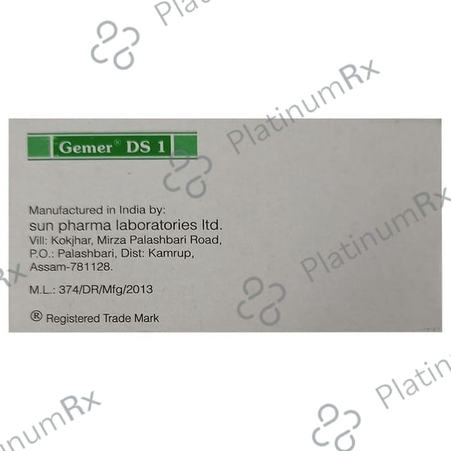Gemer DS 1 Tablet PR 10 tablets