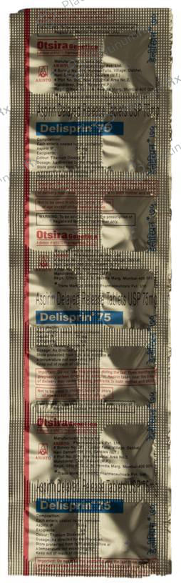 Delisprin 75mg Tablet 14s