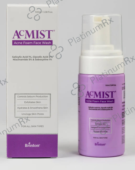 Acmist Acne Foam Face Wash 100ml