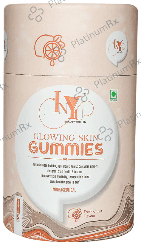 INYU Beauty With-In Glowing Skin Gummies Fresh Citrus