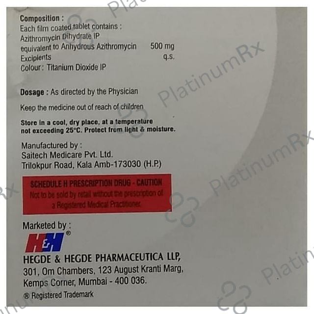 Hhazi 500mg Tablet 5s