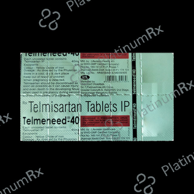 Telmeneed 40 Tablet