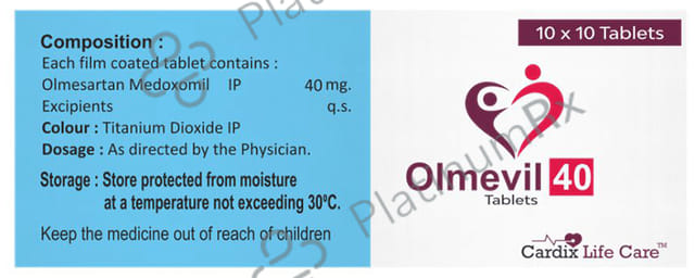 Olmevil 40mg Tablet 10s