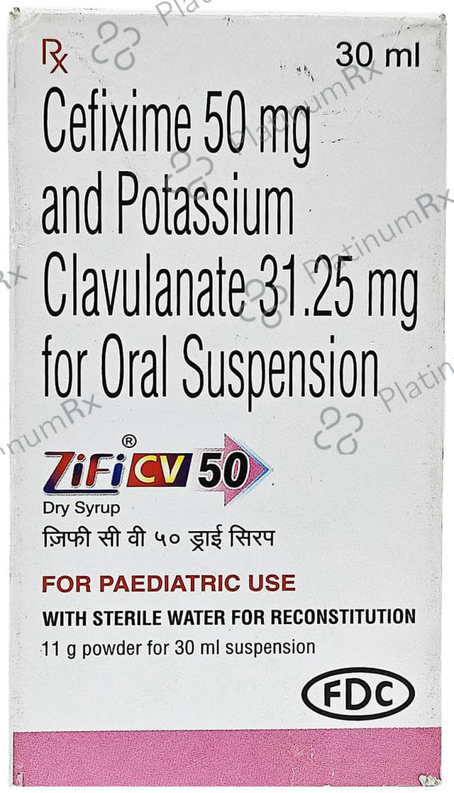 Zifi CV 50mg Dry Syrup 30ml