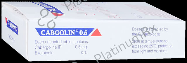 Cabgolin 0.5mg Tablet 4s
