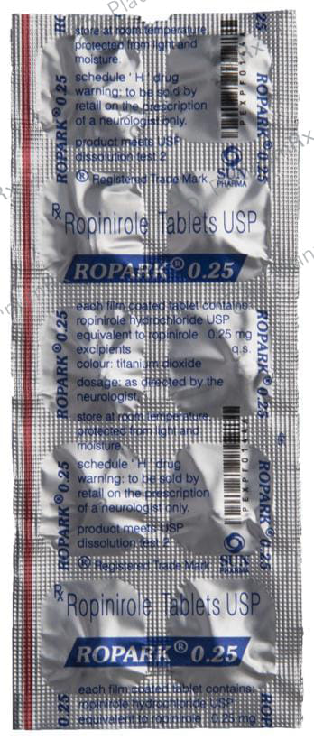 Ropark 0.25mg Tablet 10s