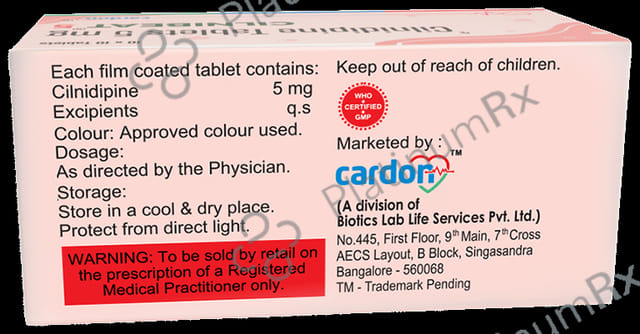 Cilnibeat 5mg Tablet