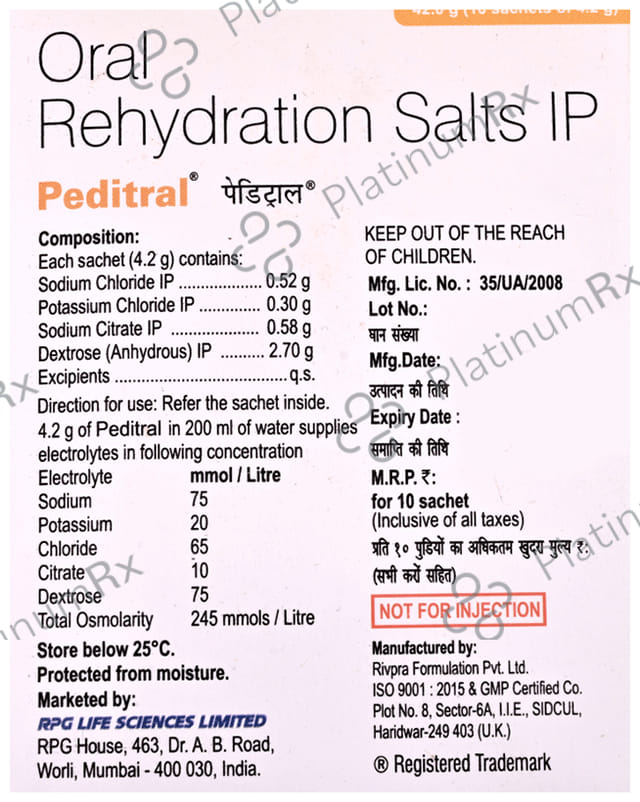 Peditral Sachet 4.2gm