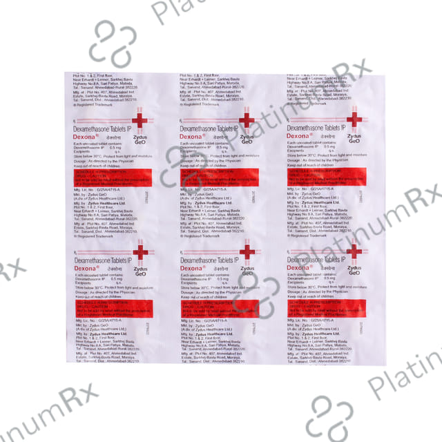 Dexona 0.5mg Tablet 20s