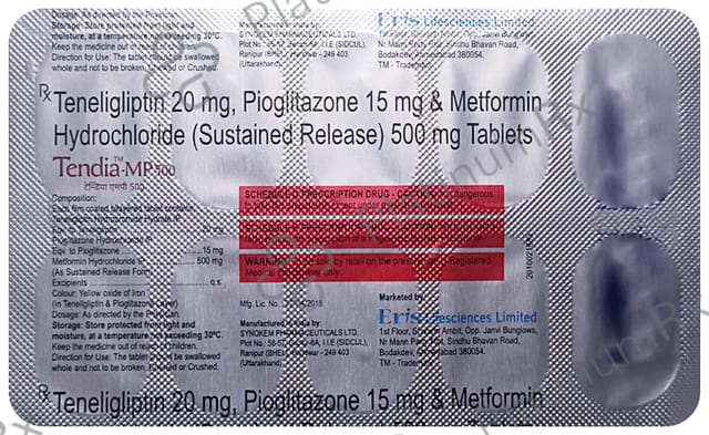 Tendia MP 500/15/20mg Tablet SR 10s