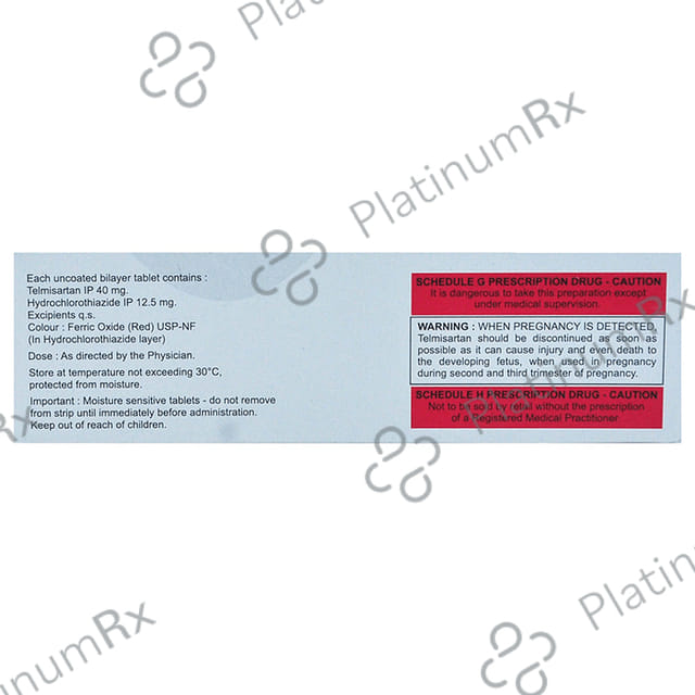 Telmikaa H 12.5/40mg Tablet 10s