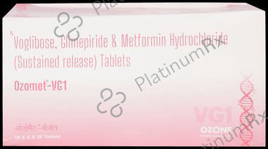 Ozomet VG 1/500/0.2mg Tablet SR 15s