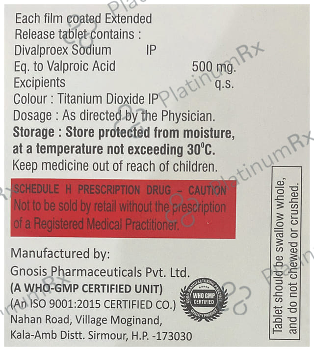 Daxwin 500mg Tablet ER 10s