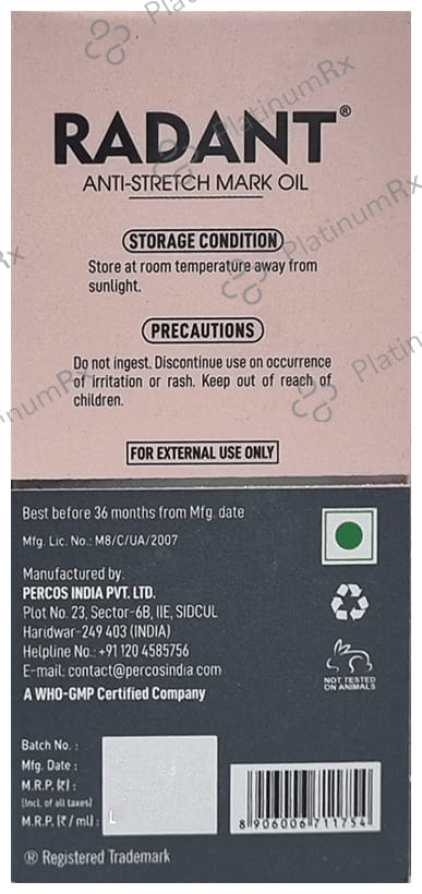 Radant Anti-Stretch Mark Oil 30 ml