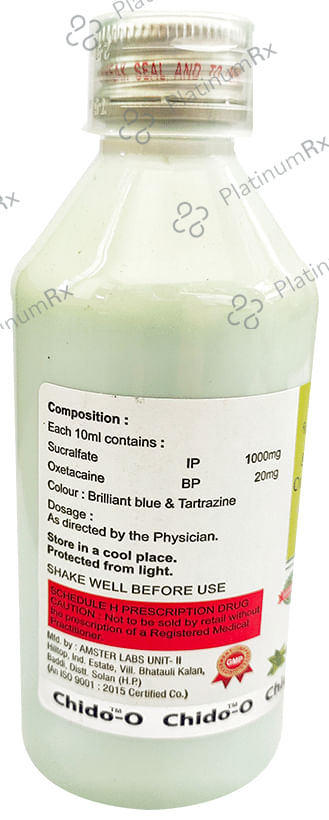 Chido-O Oral Suspension Mint Sugar Free