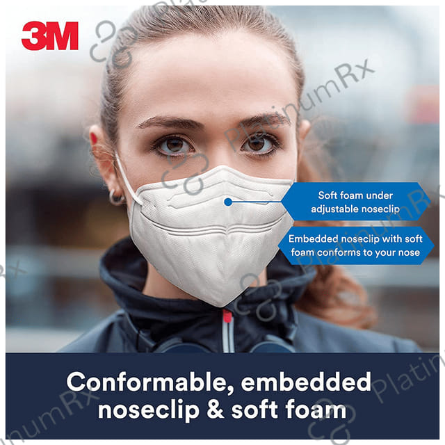 3M KN95 9513 Particulate Respirator Mask Adult White 10 masks