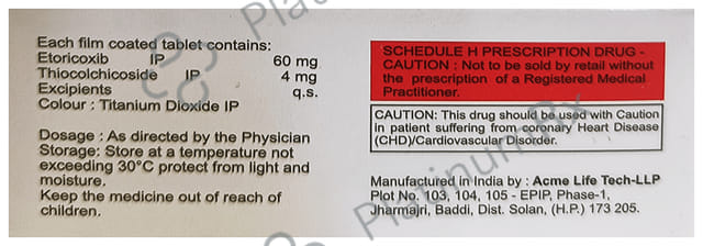 Acmoxia MR 60/4mg Tablet 10s
