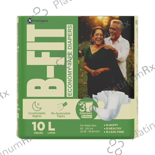 B Fit Economy Adult Diaper Large 10s