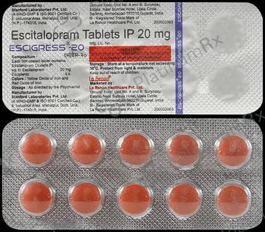 Escigress 20mg Tablet 10s