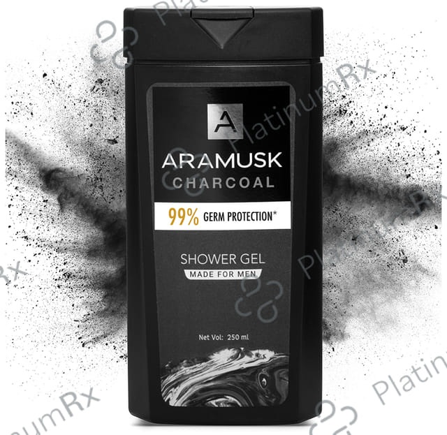 Aramusk Charcoal 99% Germ Protection Shower Gel