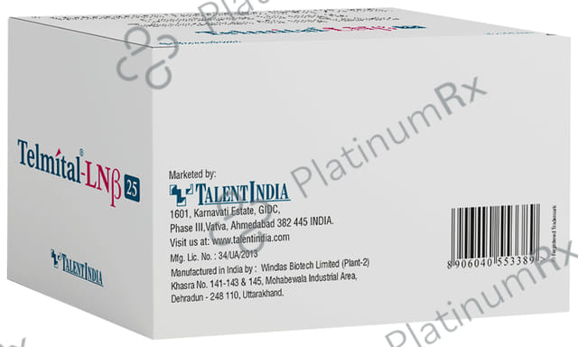 Telmital LN Beta 25 Tablet ER 10s