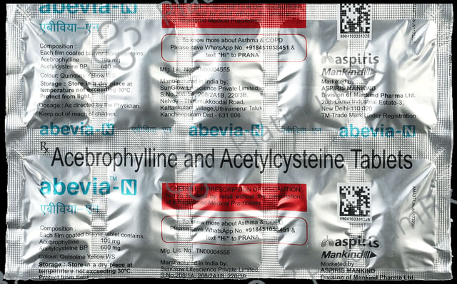 Abevia N 100/600mg Tablet 10s