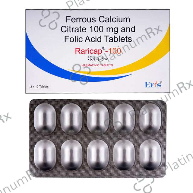 Raricap 100mg Tablet 10s