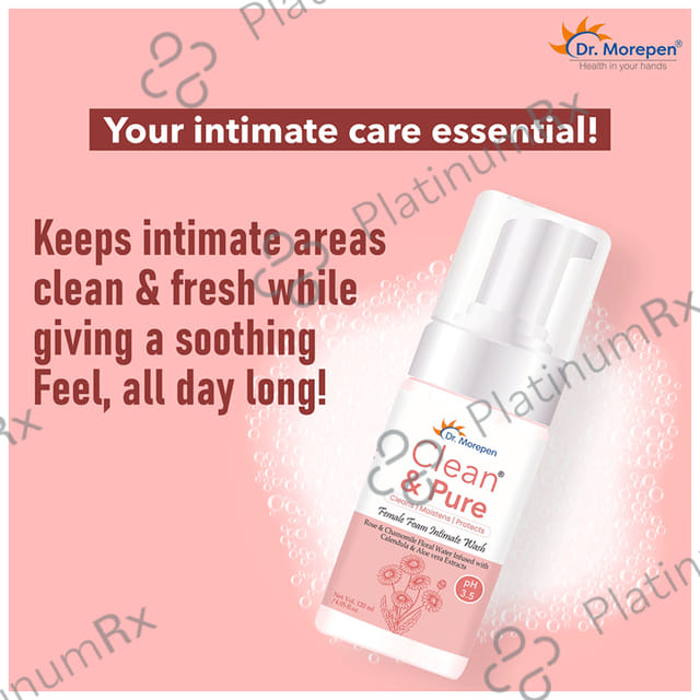 Dr. Morepen Clean & Pure Female Foam Intimate Wash