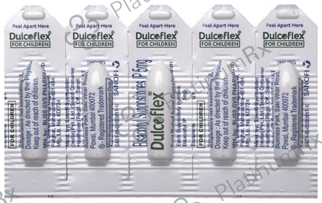 Dulcoflex 5mg Child Suppositories 5s