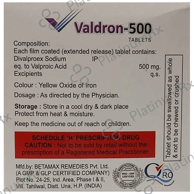 Valdron 500 Tablet ER