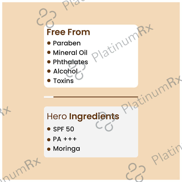 The Skin Story Sunscreen Moringa SPF 50+ Cream 40gm